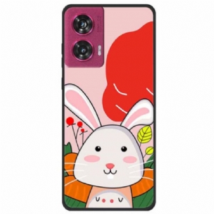 Coque dMotorola Edge 50 Fusion Petit Lapin Blanc