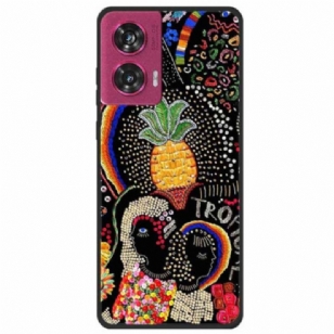 Coque Motorola Edge 50 Fusion Fleur d'Ananas