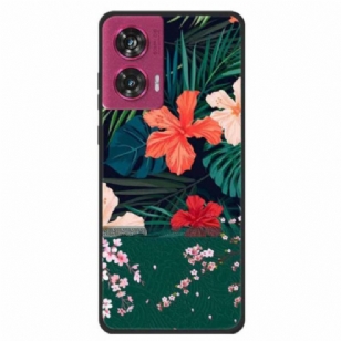 Coque Motorola Edge 50 Fusion Fleurs Colorées