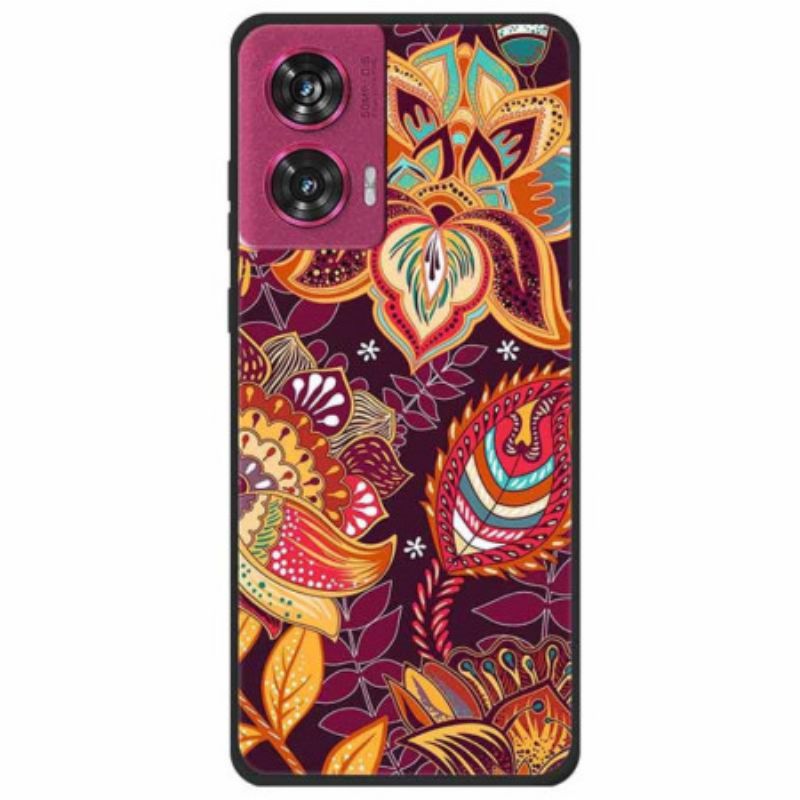 Coque Motorola Edge 50 Fusion Fleurs d'Or de Cercis