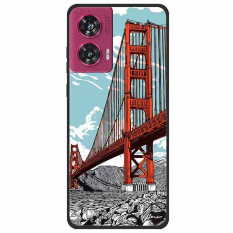 Coque Motorola Edge 50 Fusion Golden Gate