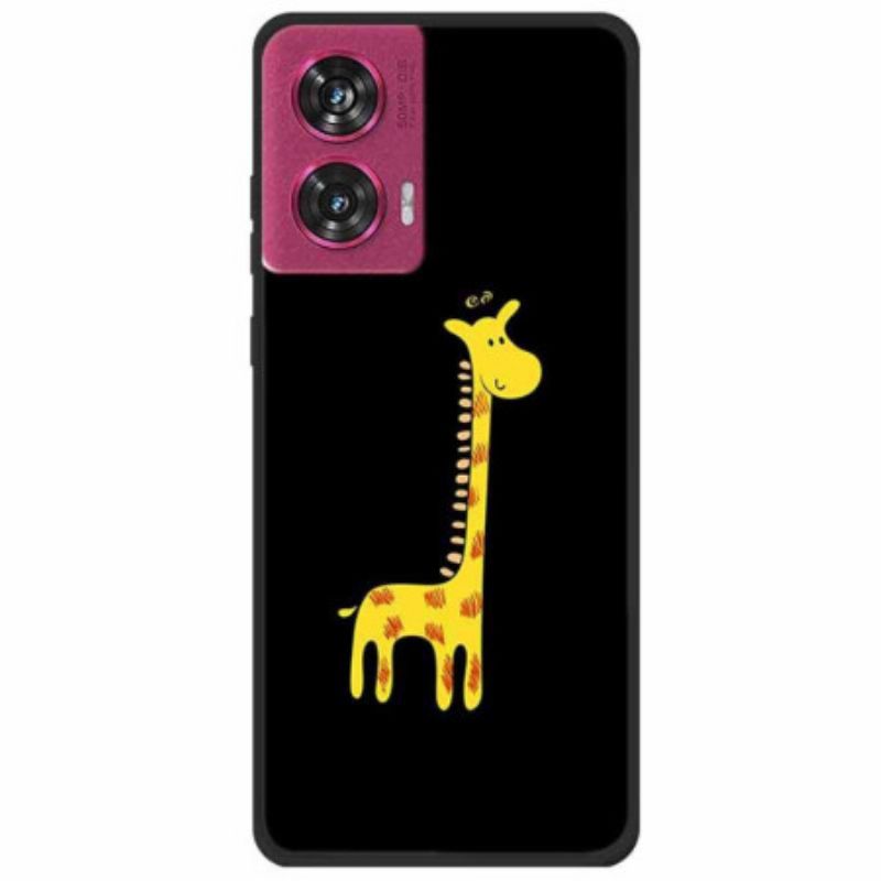 Coque Motorola Edge 50 Fusion Motif de Girafe