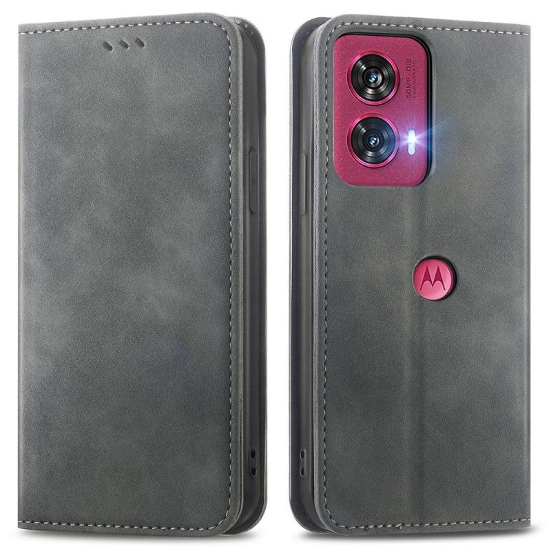 Flip Cover Motorola Edge 50 Fusion Effet daim