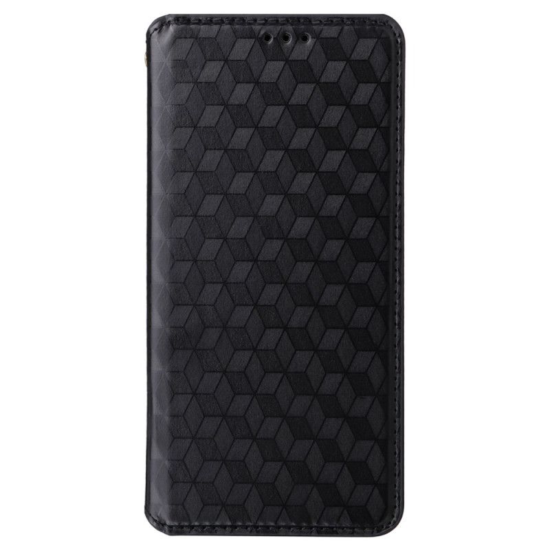 Flip Cover Motorola Edge 50 Fusion Losanges 3D