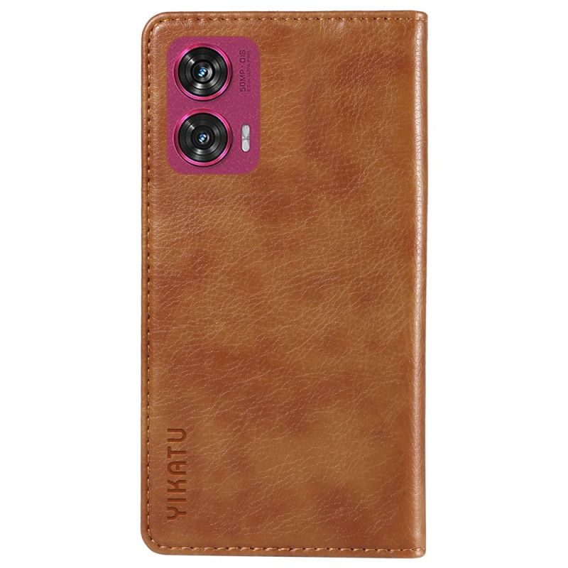 Flip Cover Motorola Edge 50 Fusion Vintage YIKATU