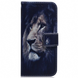 Housse Motorola Edge 50 Fusion Dreaming Lion