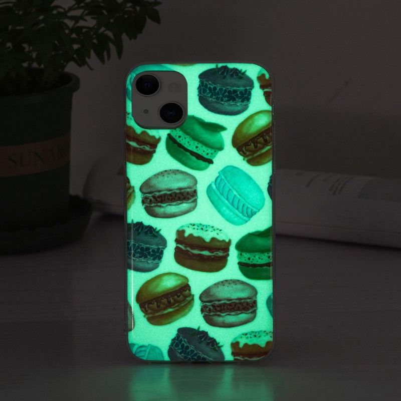 Coque iPhone 13 Fluorescente Macarons