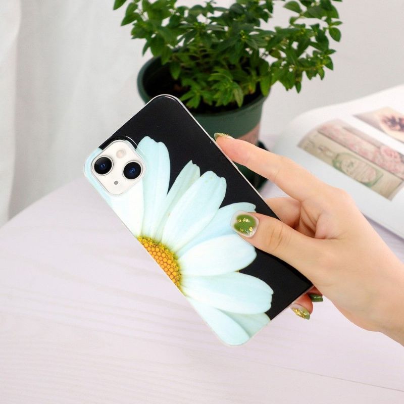 Coque iPhone 13 Fluorescente Marguerite