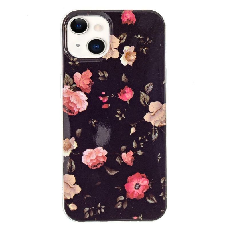 Coque iPhone 13 Fluorescente Sublime Fleurs