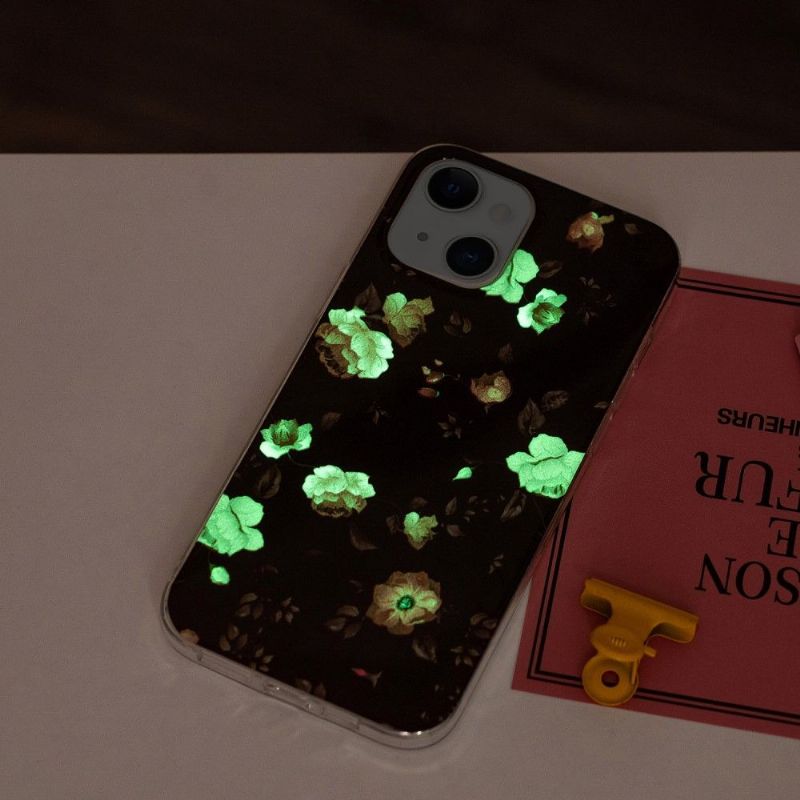 Coque iPhone 13 Fluorescente Sublime Fleurs