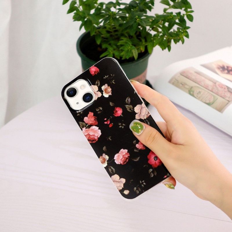 Coque iPhone 13 Fluorescente Sublime Fleurs