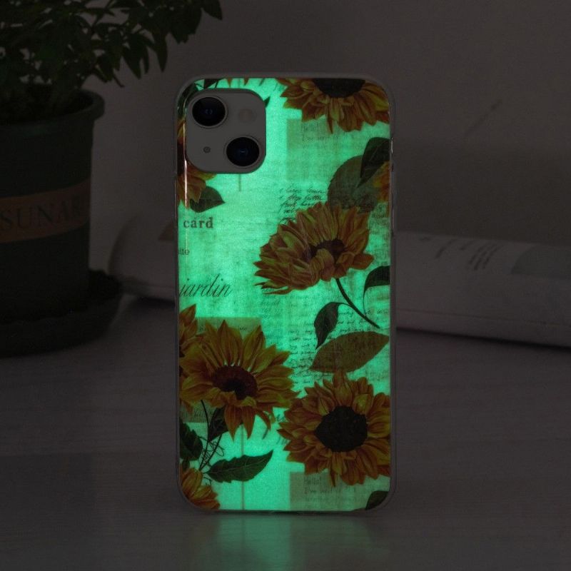 Coque iPhone 13 Fluorescente Tournesol Vintage