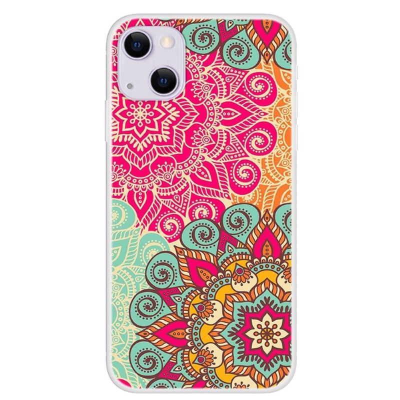 Coque iPhone 13 Mandala Rétro