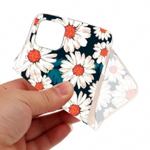 Coque iPhone 13 Marguerites