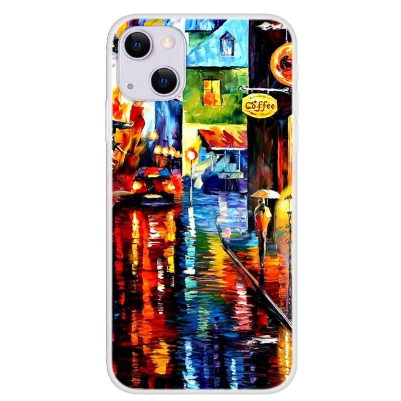 Coque iPhone 13 Peinture artistique