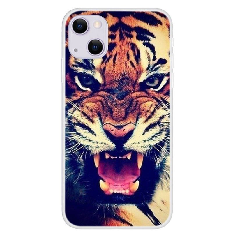 Coque iPhone 13 Tigre Féroce