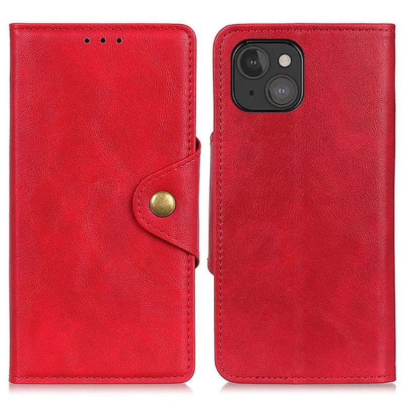 Housse iPhone 13 Full Protect Simili Cuir Mat