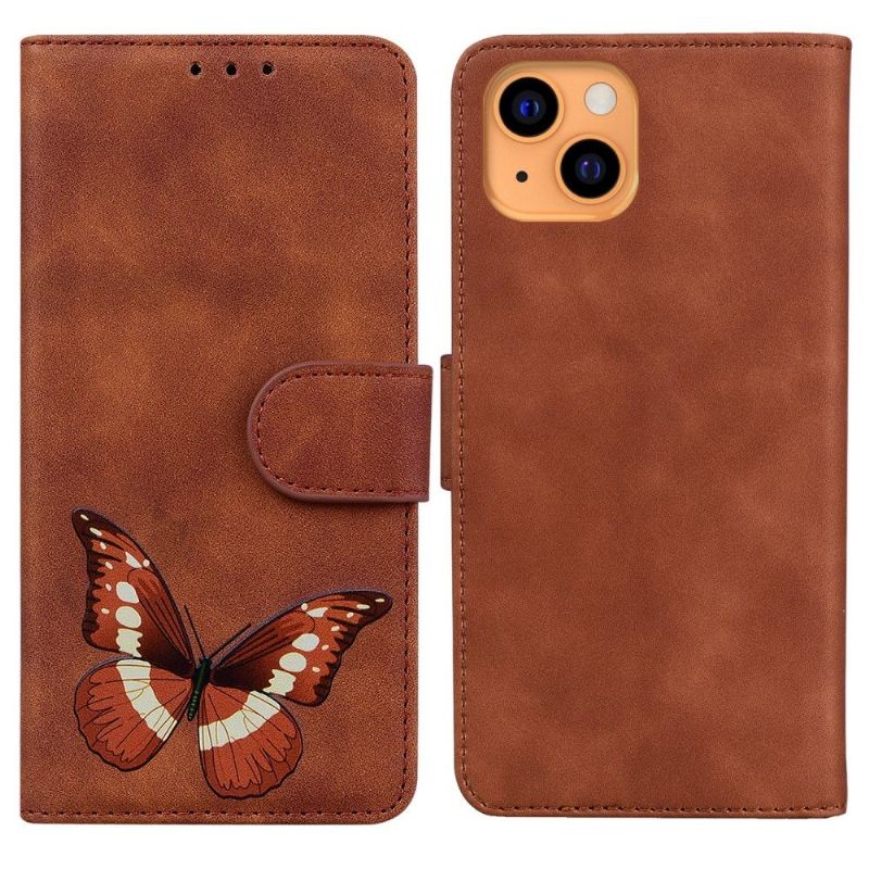 Housse iPhone 13 Protection papillon coloré