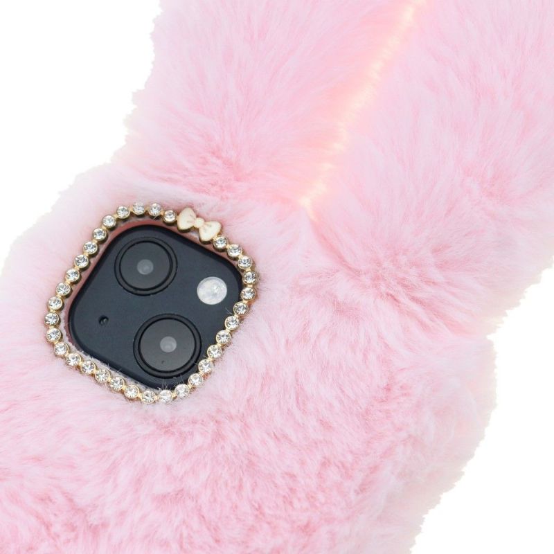 iPhone 13 - Coque Lapin Fausse Fourrure