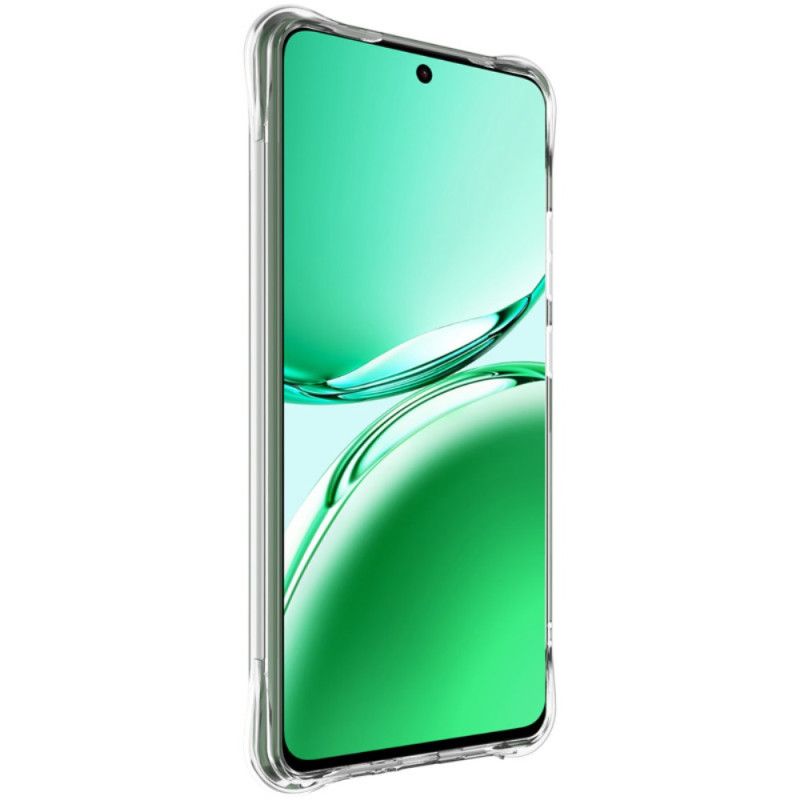 Coque Oppo Reno 12F 5G Transparente Texture Ondulée avec Airbag IMAK