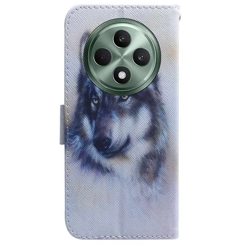 Housse Oppo Reno 12 F Chien Aquarelle