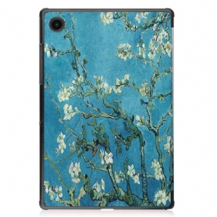 Coque Samsung Galaxy Tab A8 (2021) avec rabat intelligent Amandier en fleurs