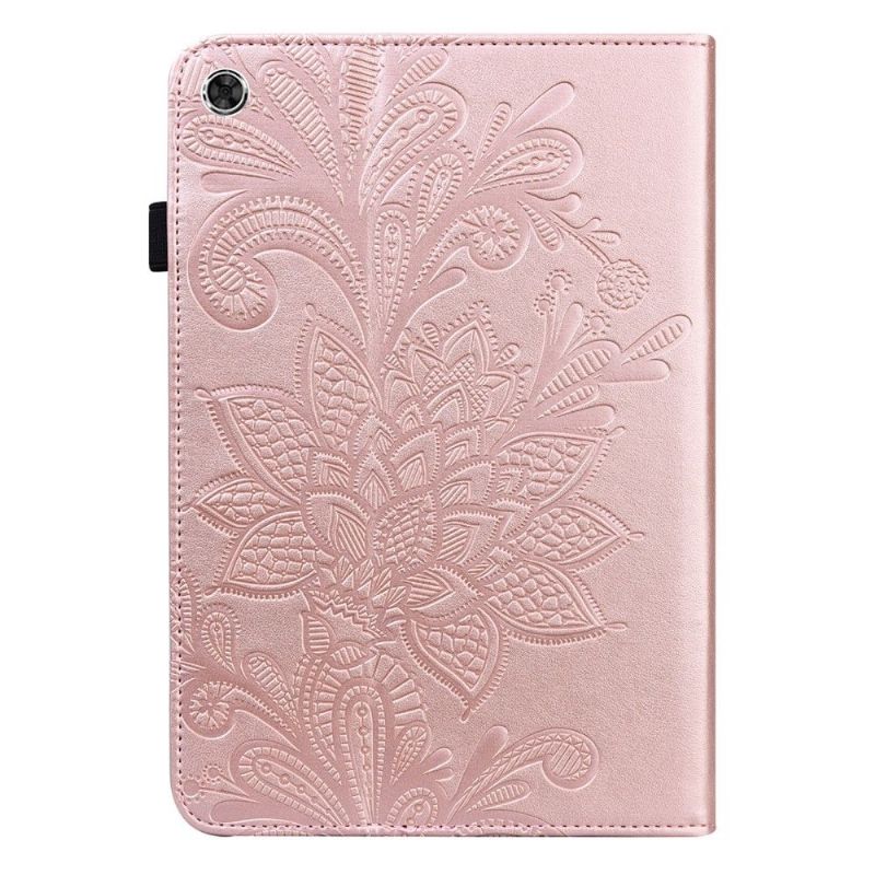 Housse Samsung Galaxy Tab A8 (2021) fleur dentelle chic