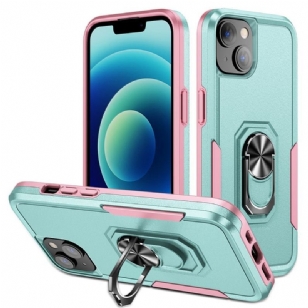 Coque iPhone 15 Plus Anneau-Support Bicolore