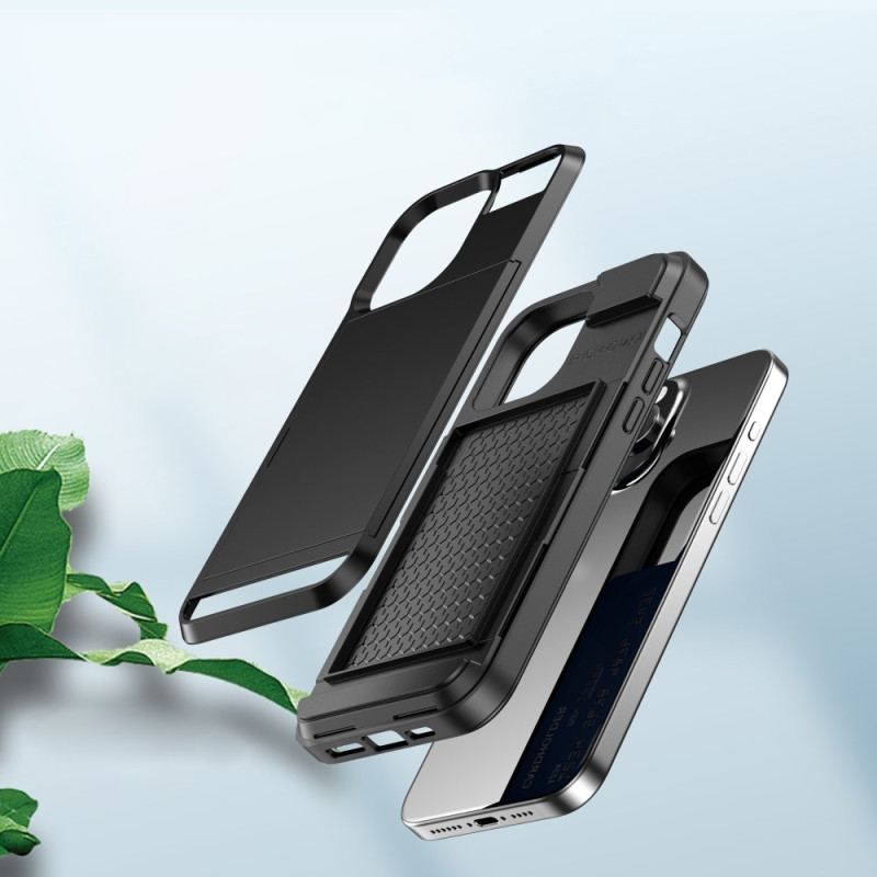 Coque iPhone 15 Plus Porte-Carte à Glissière