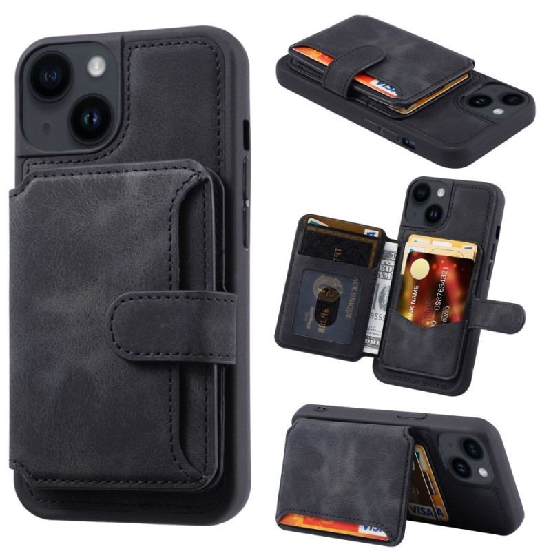 Coque iPhone 15 Plus Porte-Cartes RFID Support