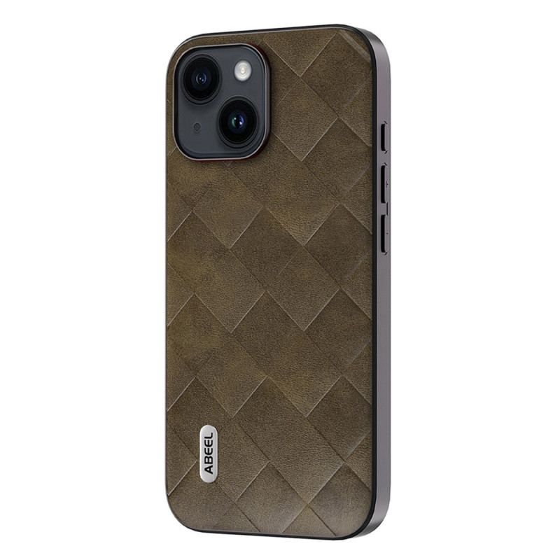 Coque iPhone 15 Plus Style Tissé ABEEL