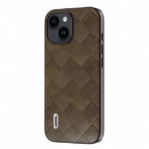 Coque iPhone 15 Plus Style Tissé ABEEL