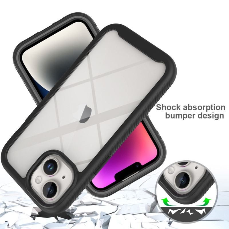 Coque iPhone 15 Plus Transparente avec Film pour Écran