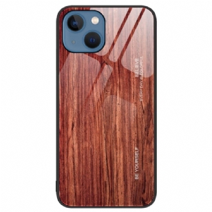 Coque iPhone 15 Plus Verre Trempé Design Bois