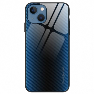 Coque iPhone 15 Plus Verre Trempé Fibre Carbone