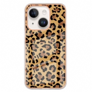 Coque iPhone 15 Pus Léopard