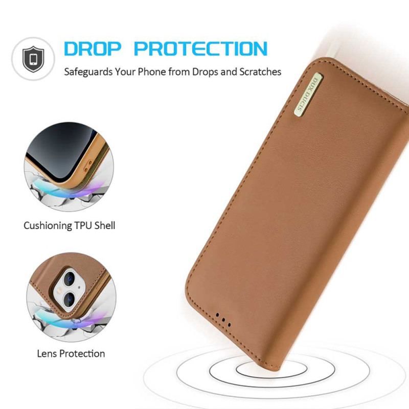 Flip Cover iPhone 15 Plus Hivo Series DUX DUCIS