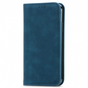 Flip Cover iPhone 15 Plus Simili Cuir Douceur