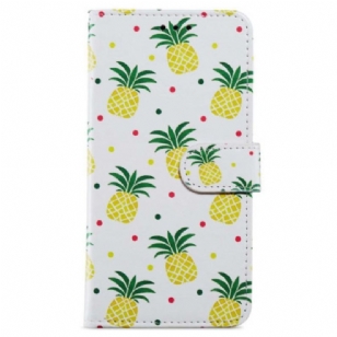 Housse iPhone 15 Plus Ananas à Lanière