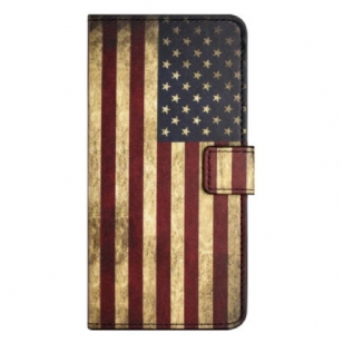 Housse iPhone 15 Plus Drapeau USA Vintage