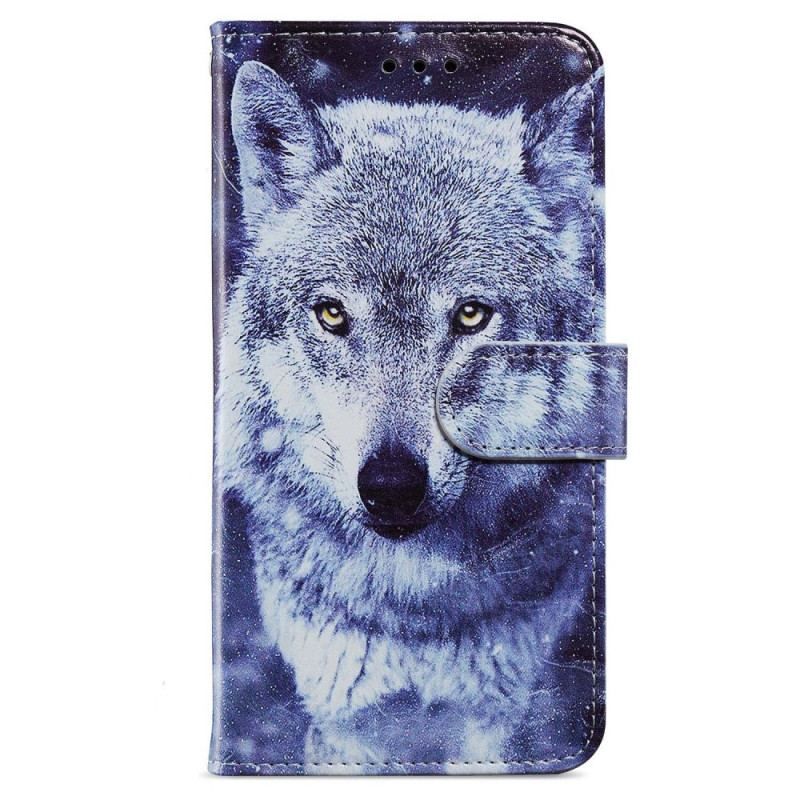 Housse iPhone 15 Plus Loups à Lanière