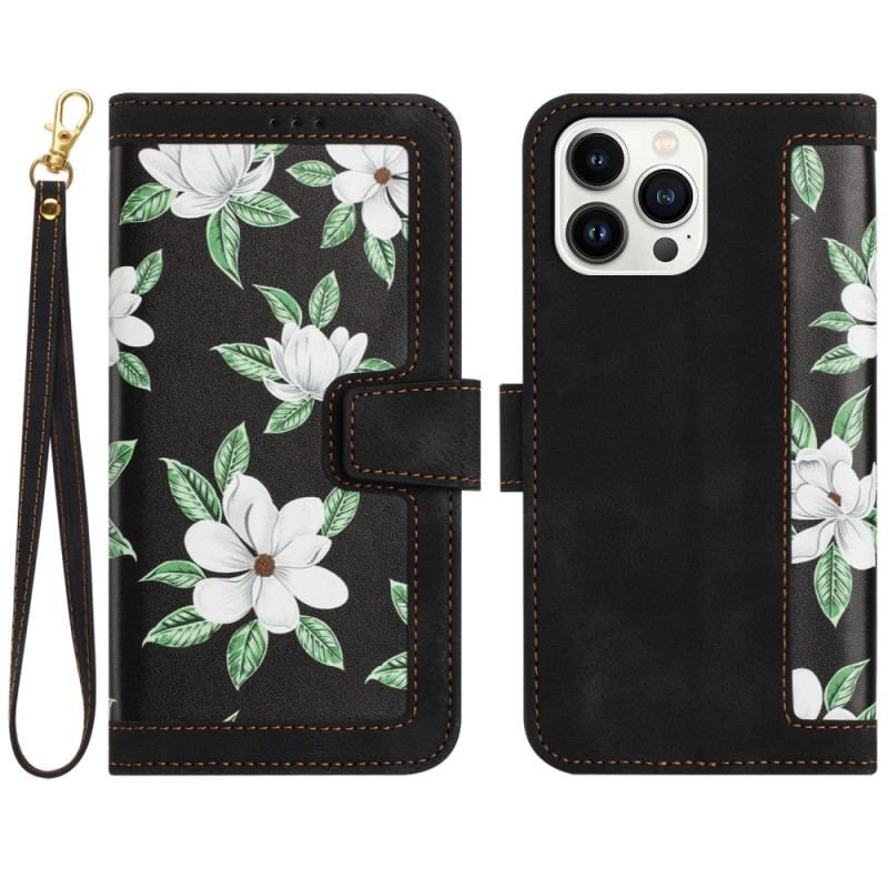 Housse iPhone 15 Plus Luxury Flowers