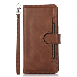 Housse iPhone 15 Plus Multi-Cartes et Pochette Frontale