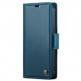 Housse iPhone 15 Plus Style Cuir CASEME