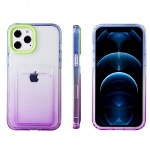 Coque iPhone 13 Pro Max Gradient Color Porte-Carte