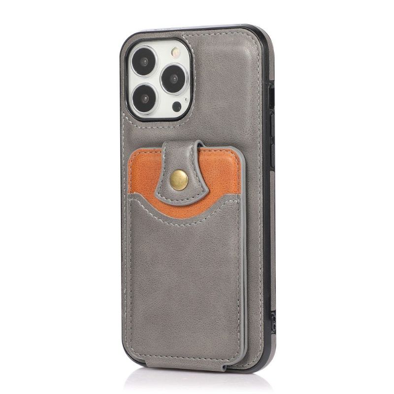 Coque iPhone 13 Pro Max Porte-Cartes coutures