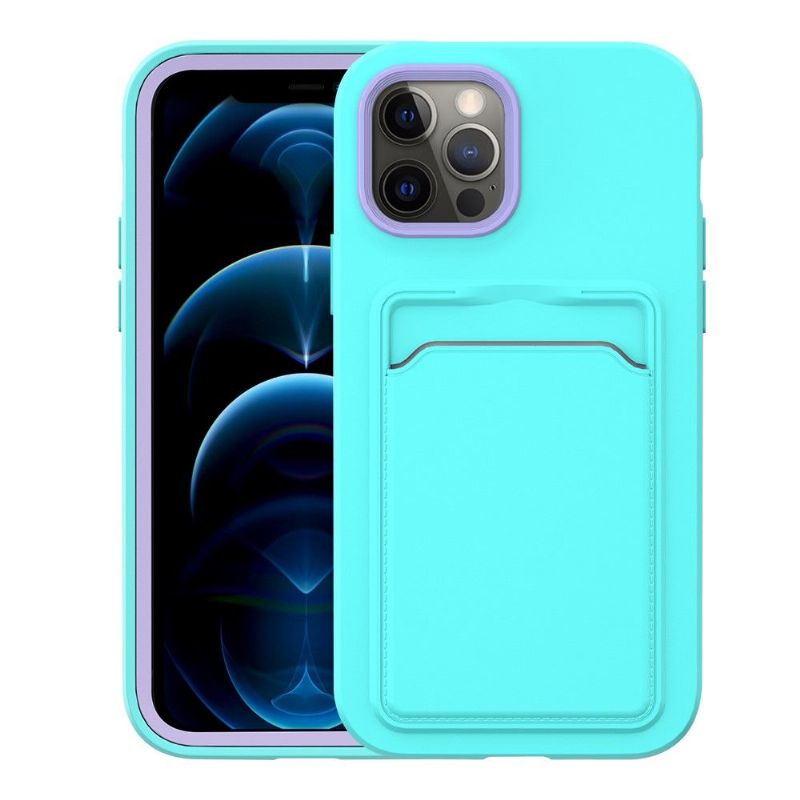 Coque iPhone 13 Pro Max Skin-Touch Porte-carte