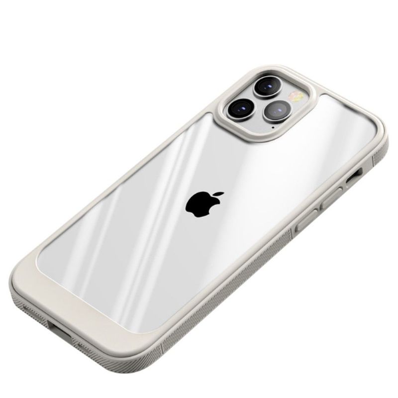 Coque iPhone 13 Pro Max SNEAKY transparent contour couleur