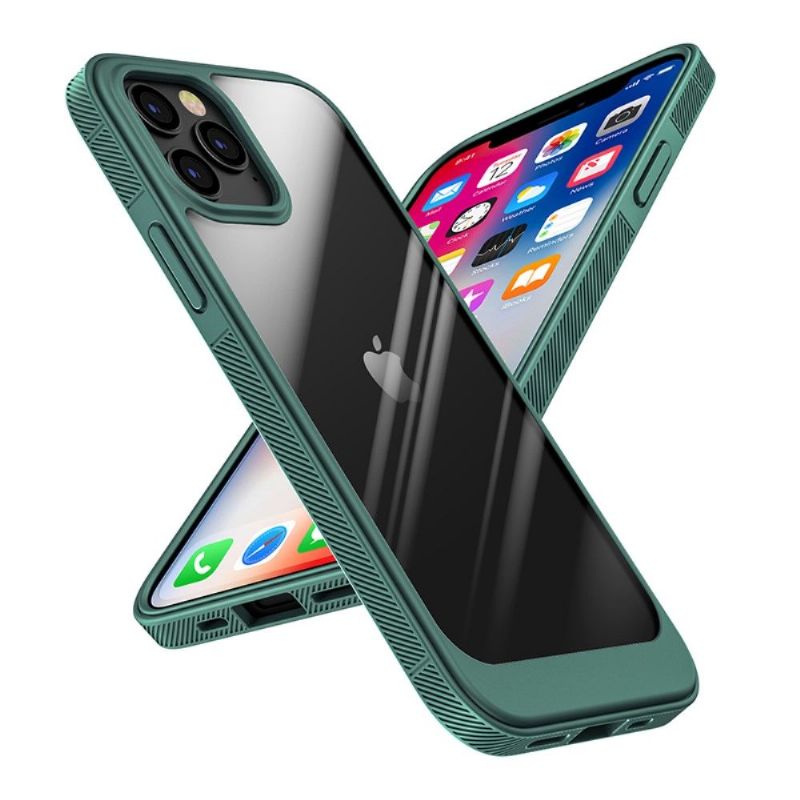 Coque iPhone 13 Pro Max SNEAKY transparent contour couleur