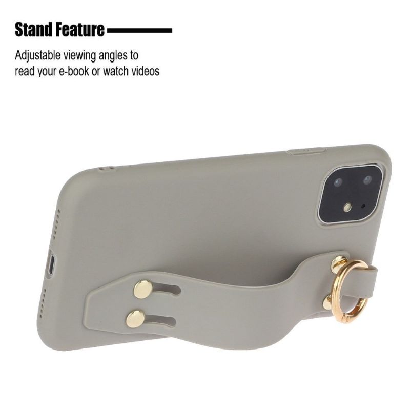 Coque iPhone 13 Pro Max Strap en silicone